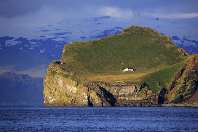 House on Ellidaey Island, Islandia